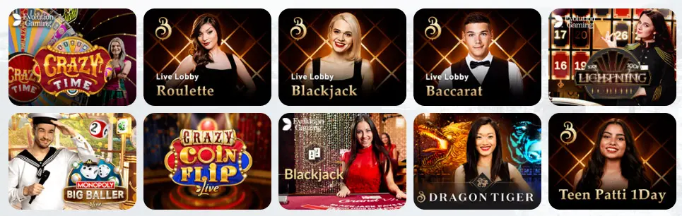 Giochi da casinò dal vivo JOKANDO CASINO